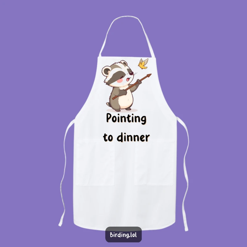 Funny Badger Apron - Chef's Nature Wear, Perfect Funny Gift for Cooks