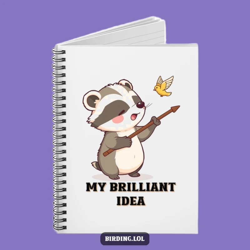 Funny Badger Notebook - Journal Your Discoveries, Perfect Funny Gift for Explorers
